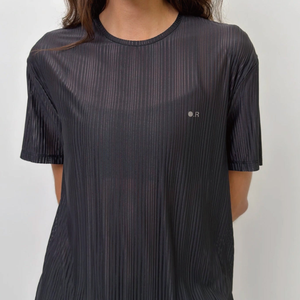 Optimistic Runners Glossy T-Shirt - Black