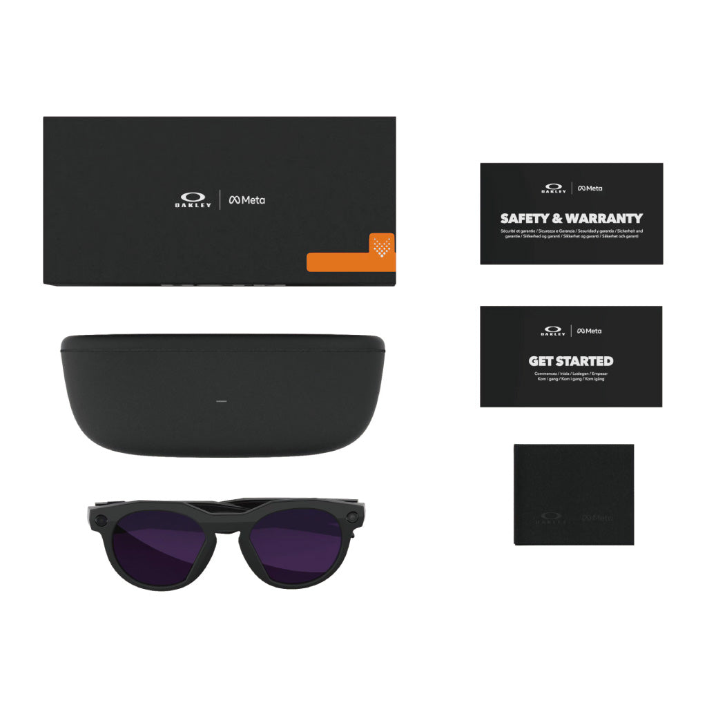 Oakley Meta HSTN Transitions Amethyst Lenses - Black Frame
