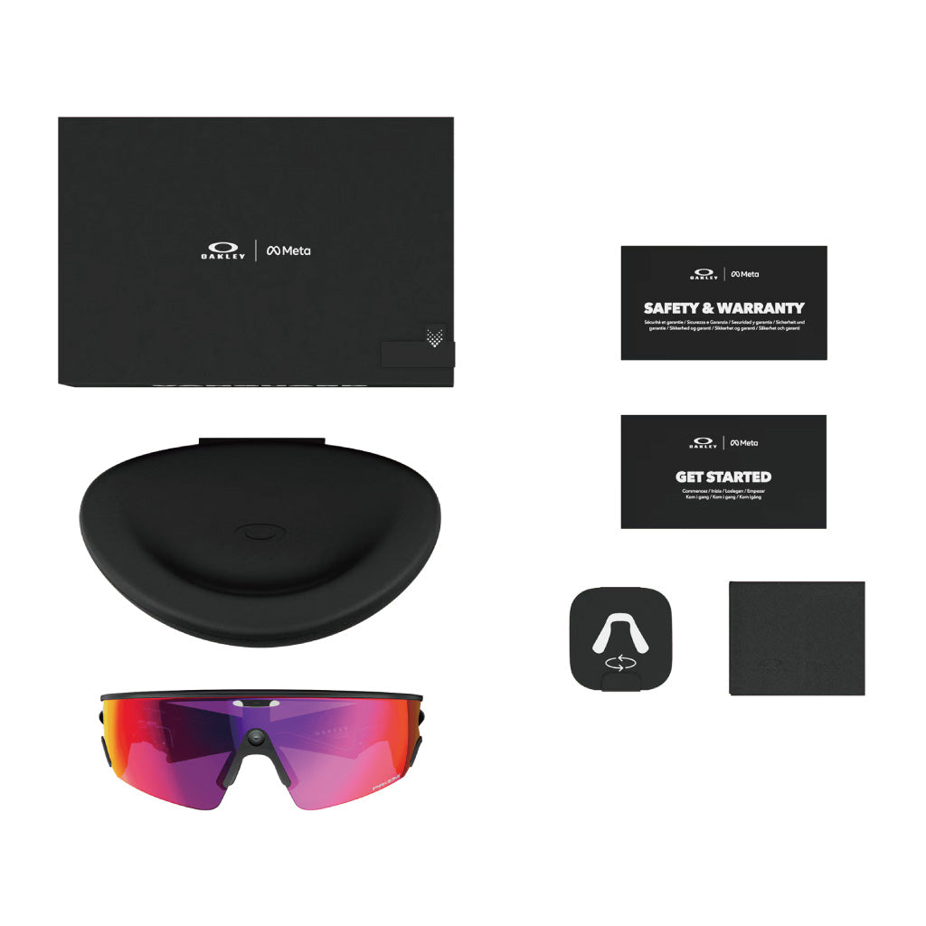 Oakley Meta Vanguard Prizm Road Lenses - Black Frame
