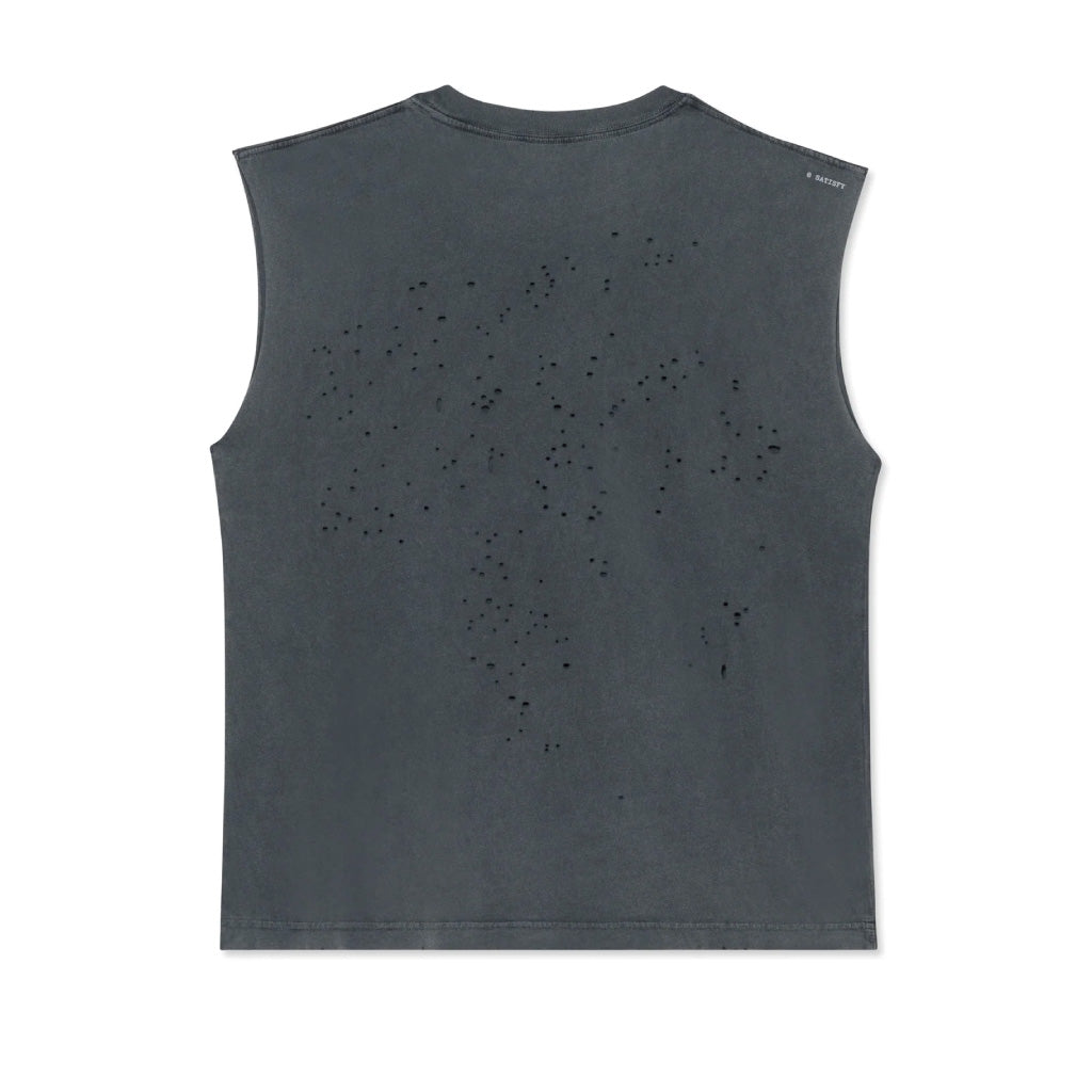 SATISFY MothTech™ Muscle Tee - Aged Black SAB