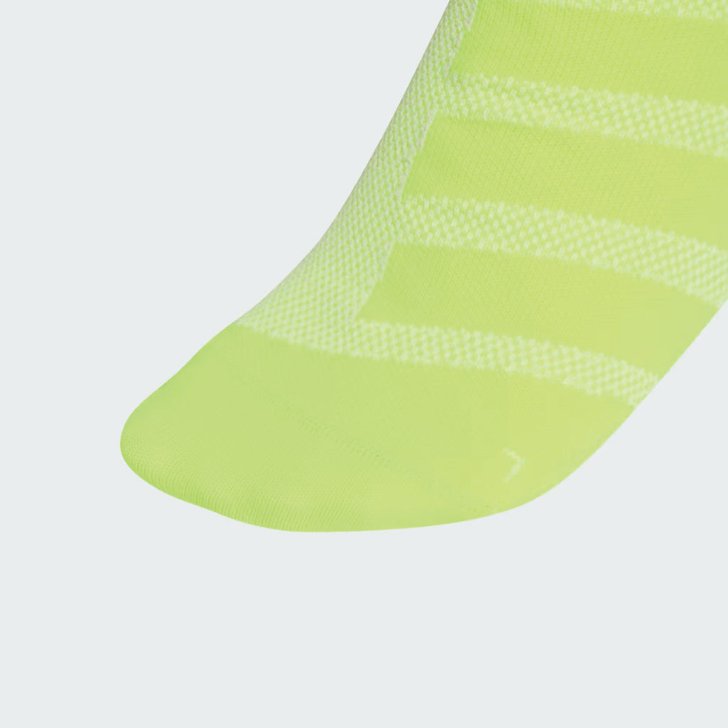 adidas RUN X ADIZERO SOCKS - White / Solar Yellow