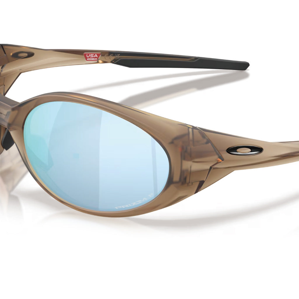 Oakley Eye Jacket Redux Prizm Deep Water Polarized Lenses - Matte Brown Smoke Frame