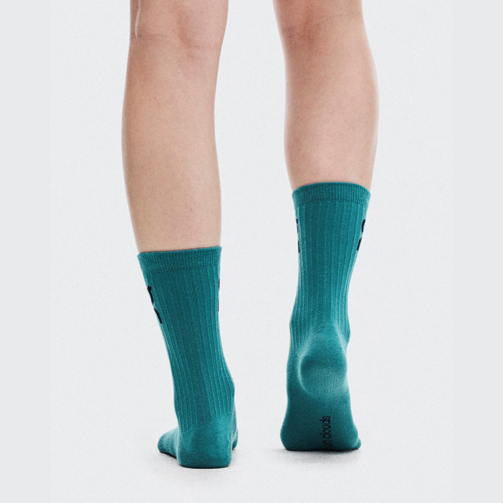 On Logo Sock High 3P - Brook / Storm