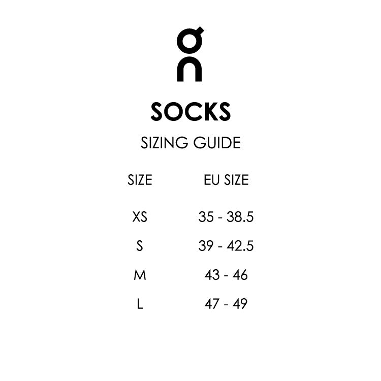 On Performance Run Sock High - Brume / Clove