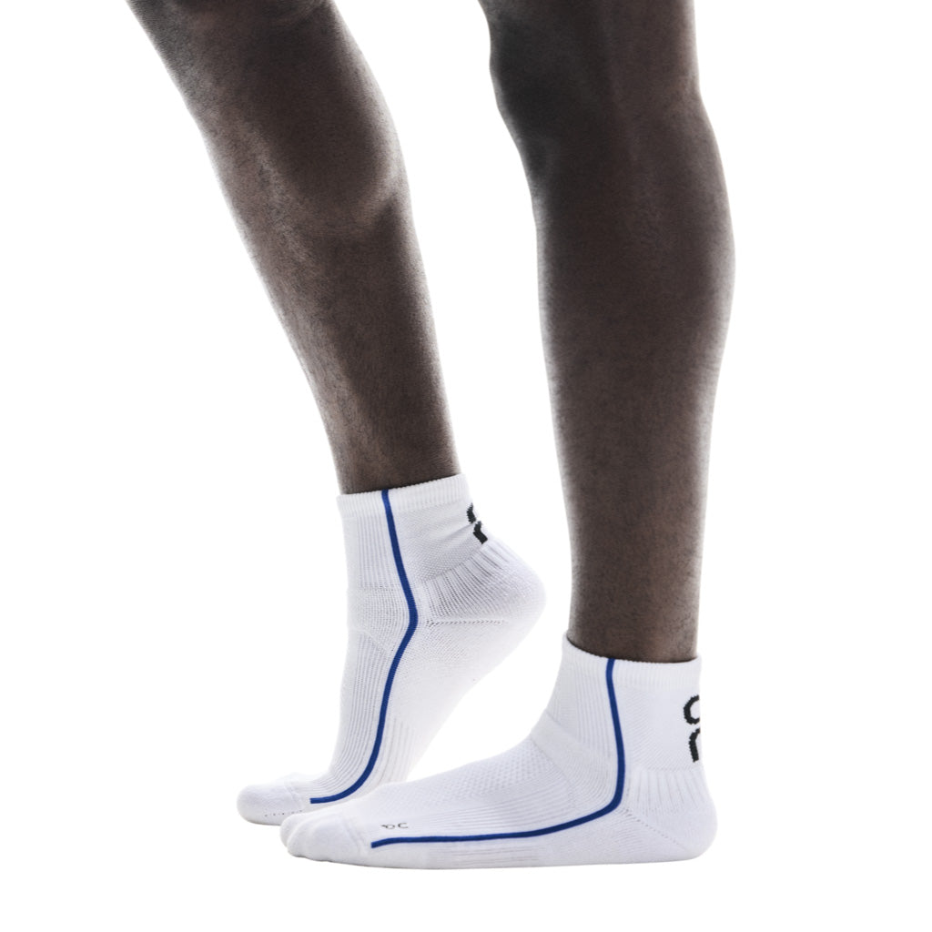 On Court Sock Mid - White / Indigo