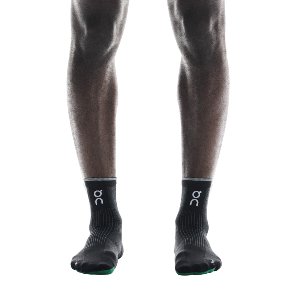 On Elite Run Sock Mid - Black