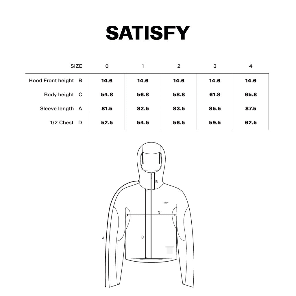 SATISFY Pertex® 3L Fly Rain Jacket - Moon