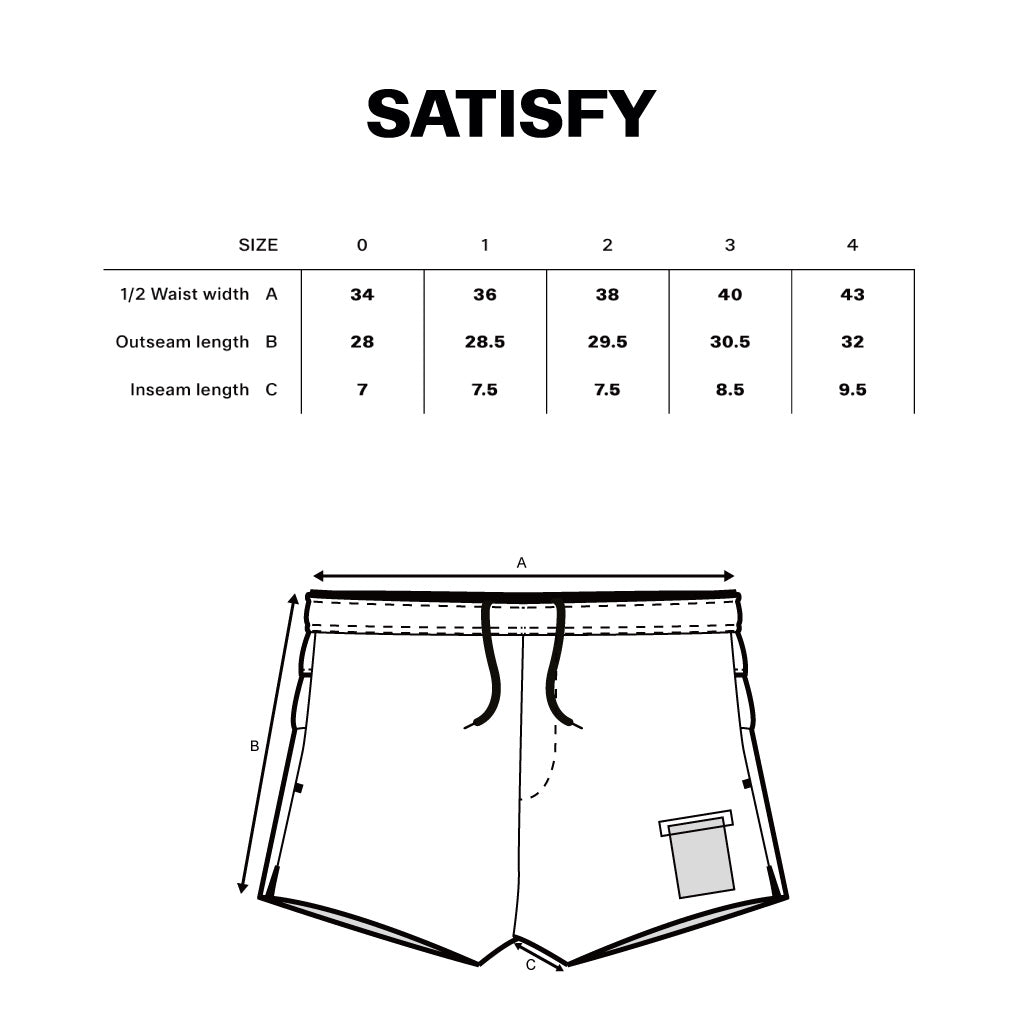 SATISFY Space‑O™ 2.5" Distance Shorts - Black