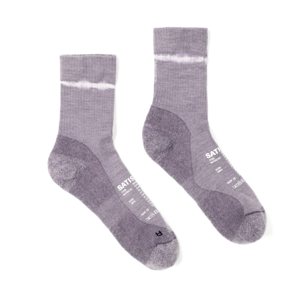 SATISFY Merino Tube Socks - Dusk Tie-Dye