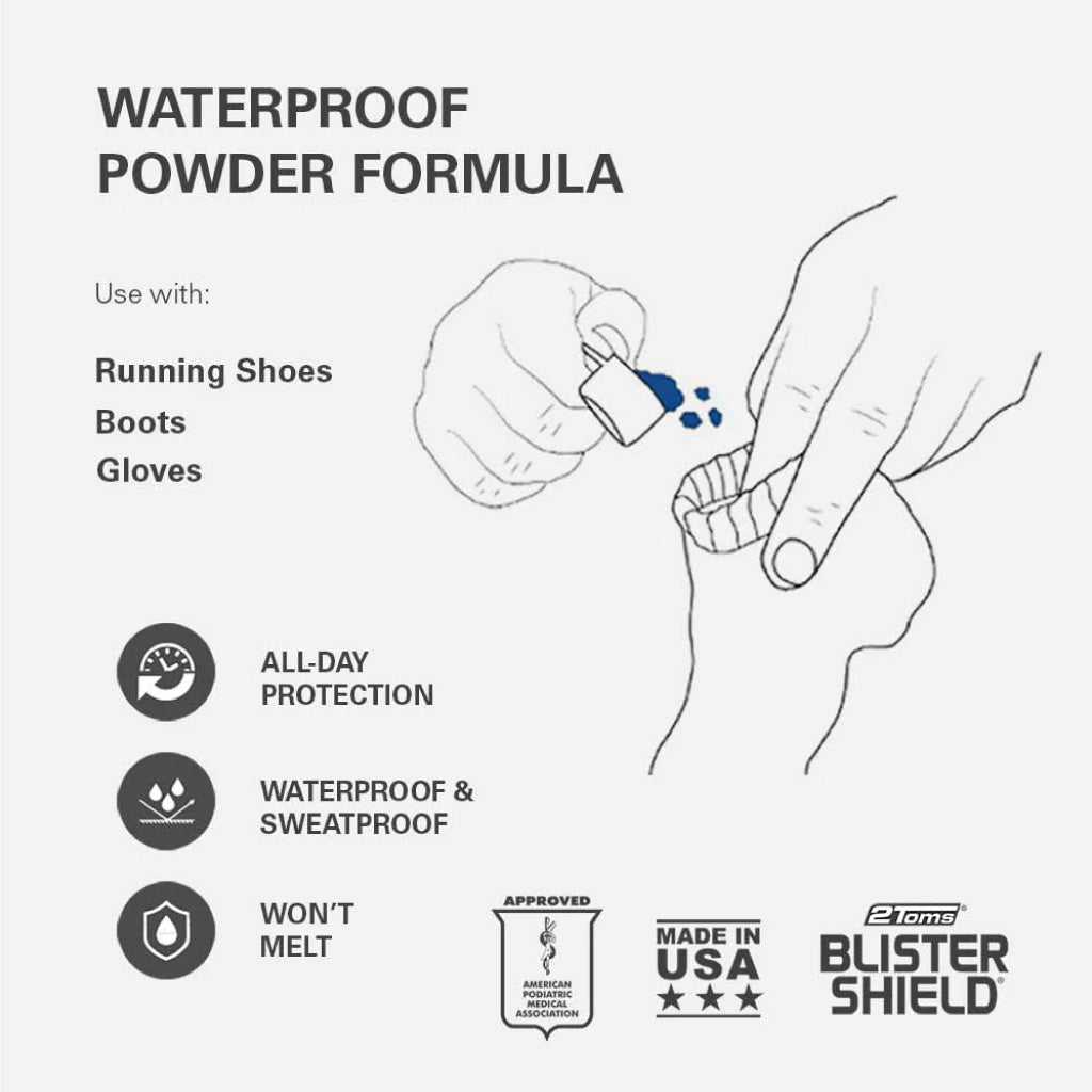 2TOMS BLISTERSHIELD 2.5 OZ POUCH