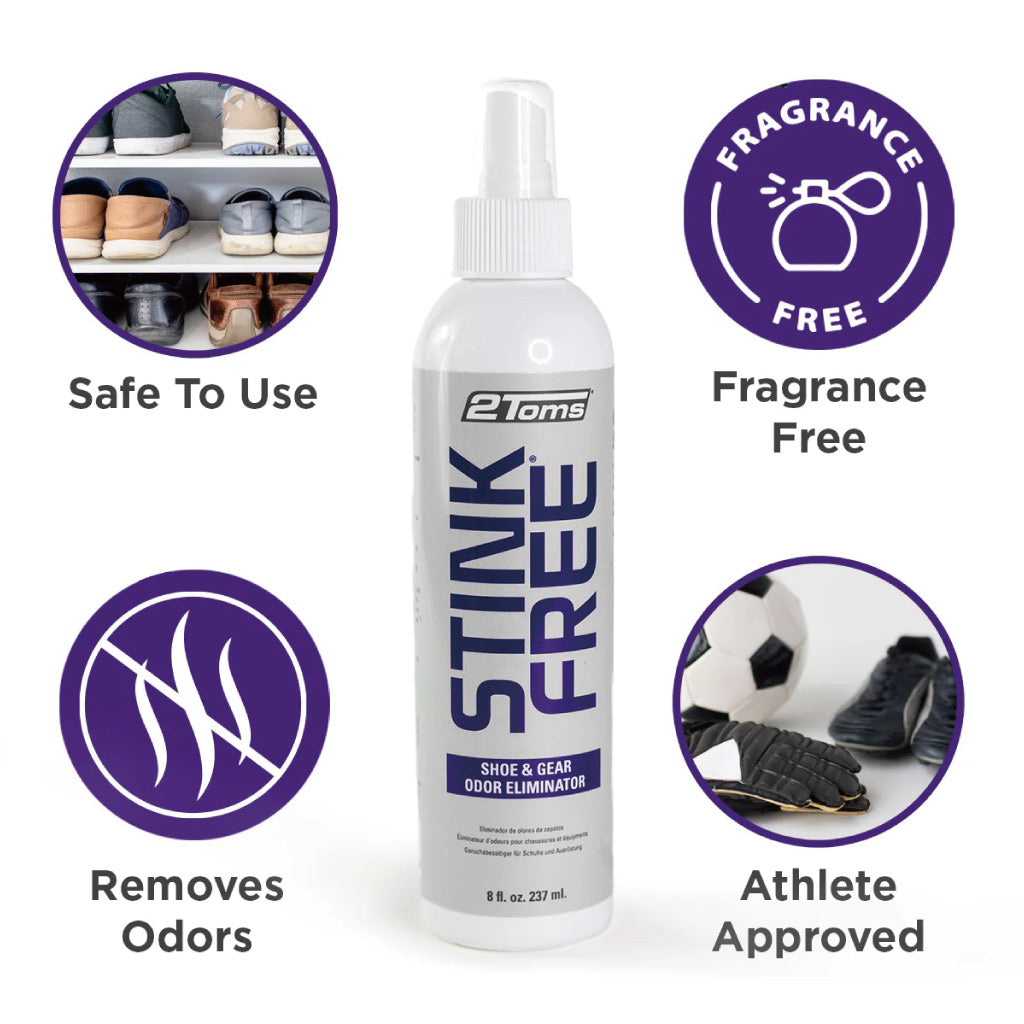 2TOMS STINK FREE 8 OZ SPRAY BOTTLE