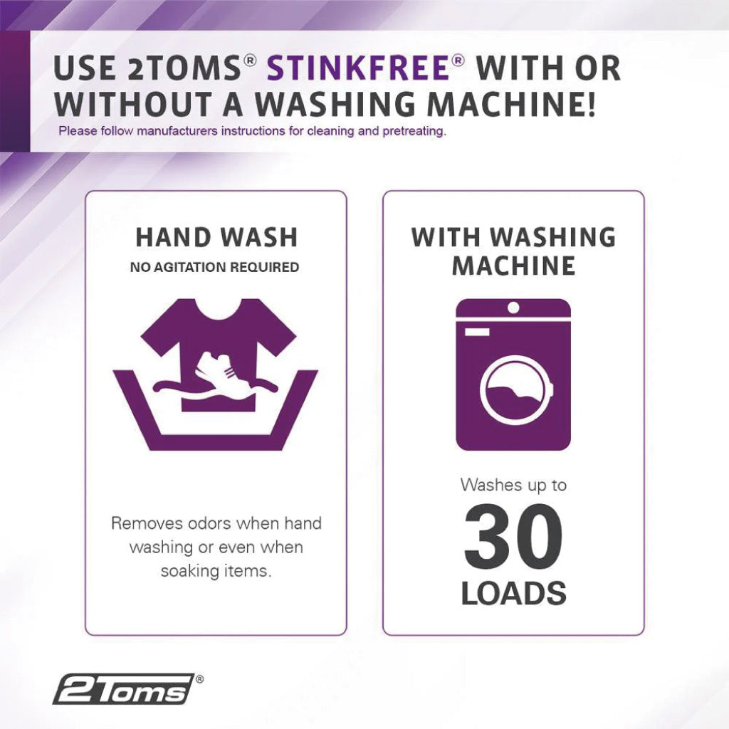 2TOMS STINK FREE DETERGENT 30 OZ BOTTLE