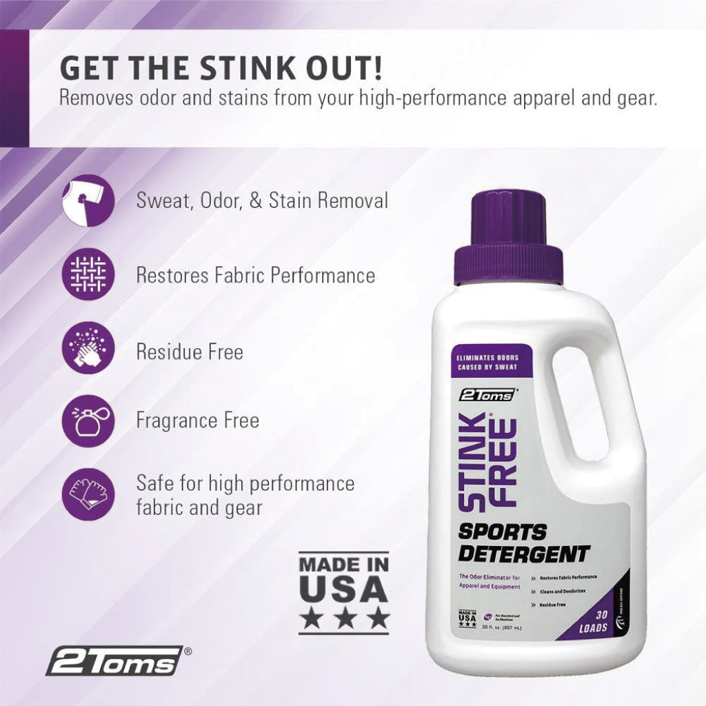 2TOMS STINK FREE DETERGENT 30 OZ BOTTLE