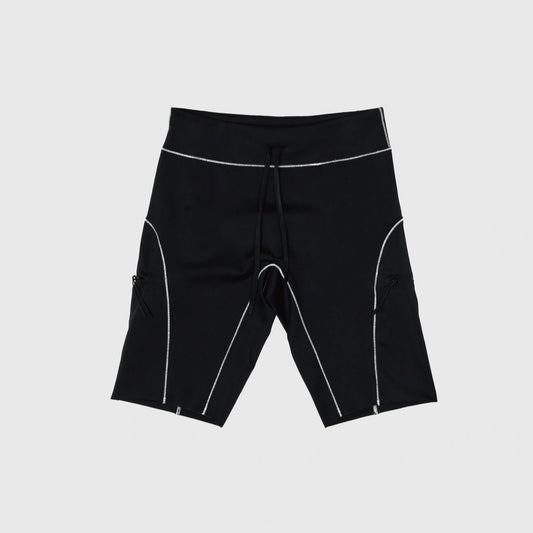 Optimistic Runners Fluorescent Short Tights - Black