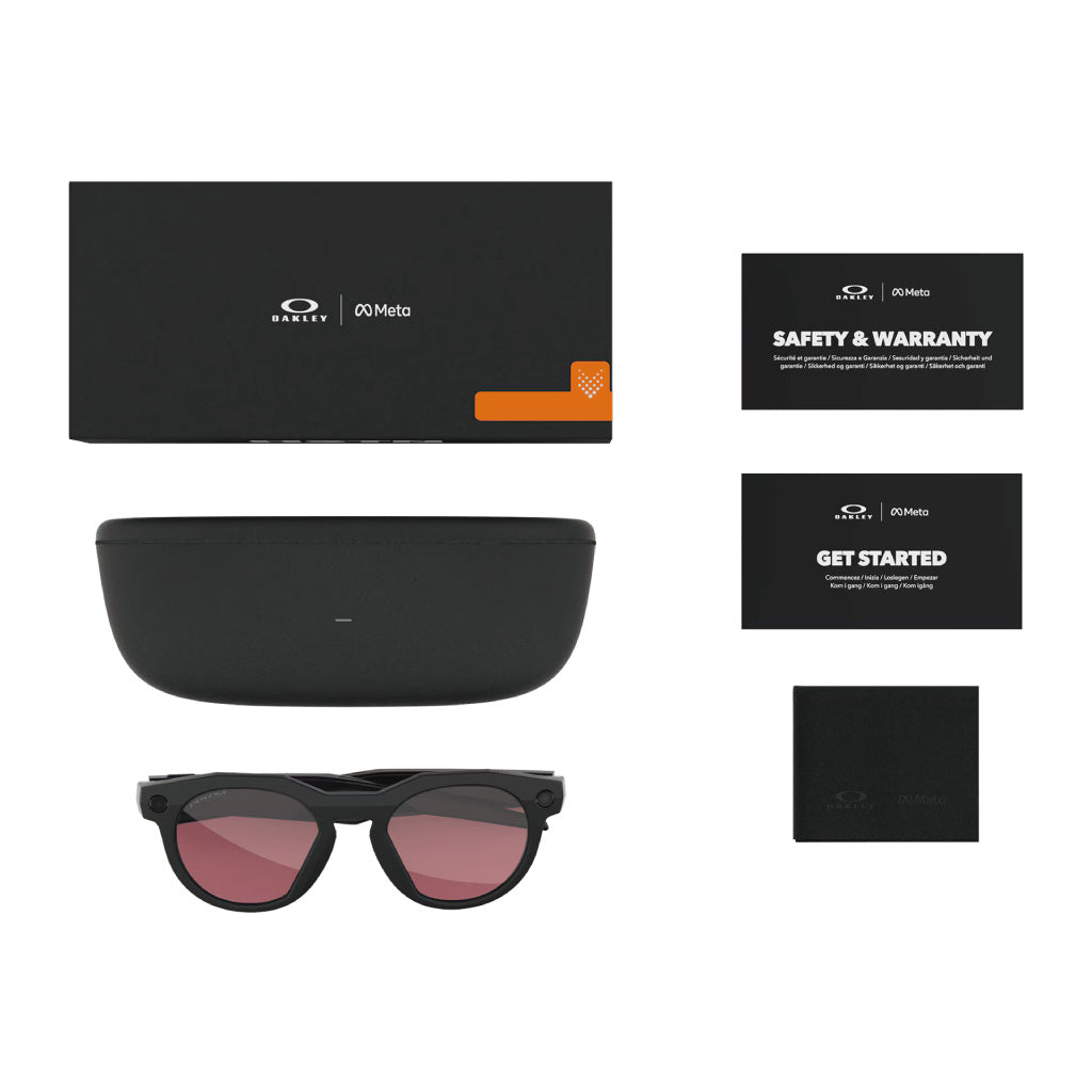 Oakley Meta HSTN Prizm Dark Golf Lenses - Black Frame