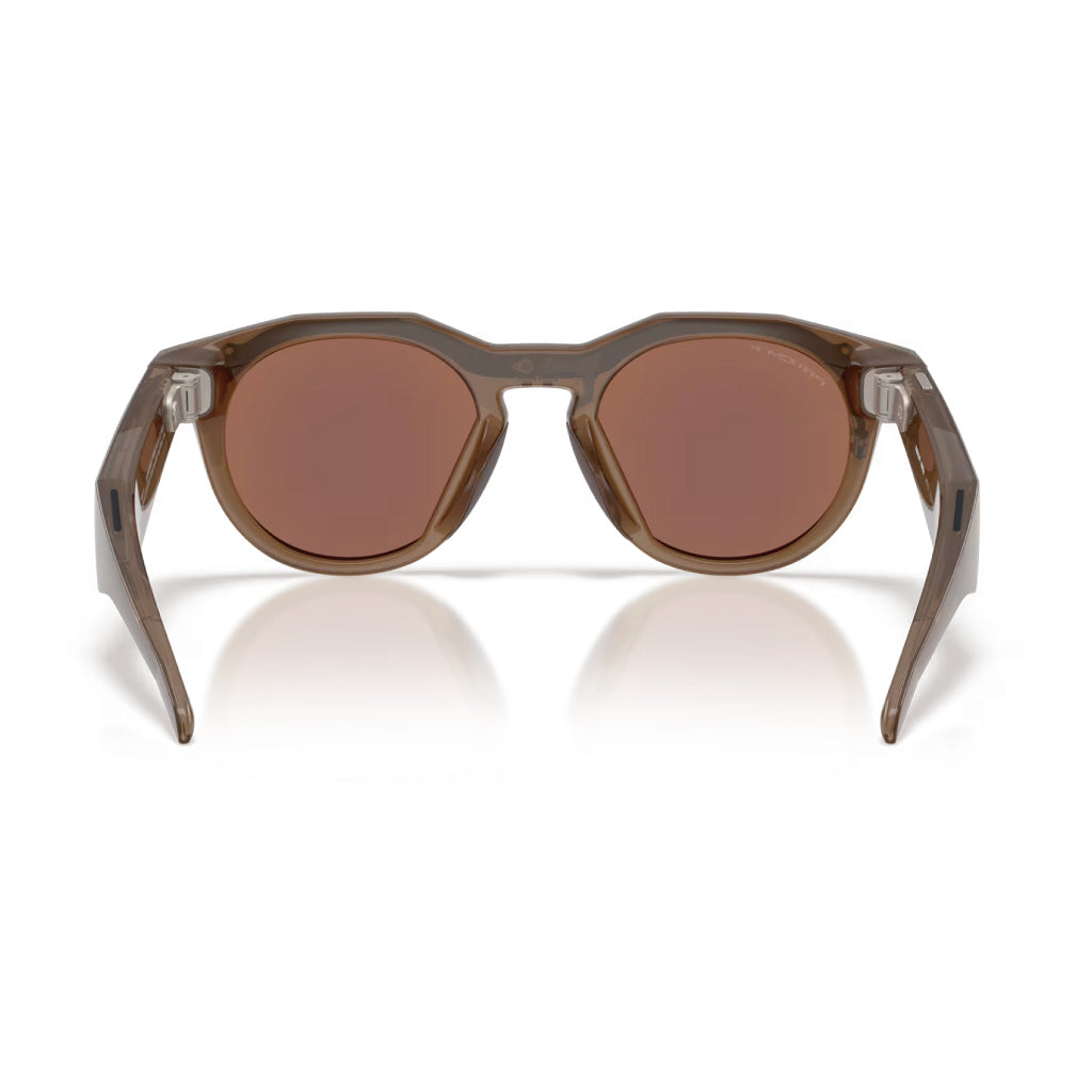 Oakley Meta HSTN Prizm Deep Water Polarized Lenses - Brown Smoke Frame