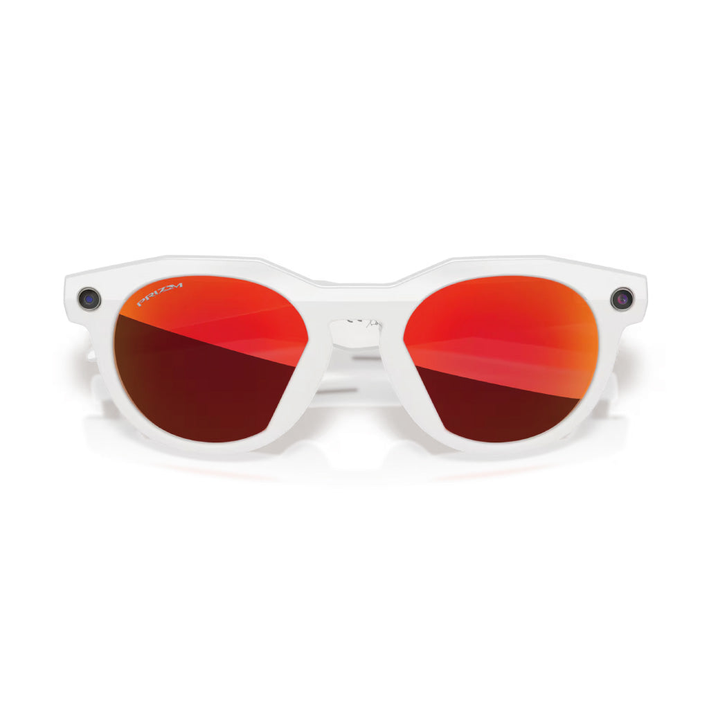 Oakley Meta HSTN Prizm Ruby Lenses - Warm Grey Frame