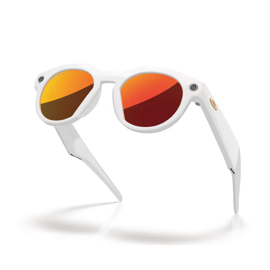 Oakley Meta HSTN Prizm Ruby Lenses - Warm Grey Frame