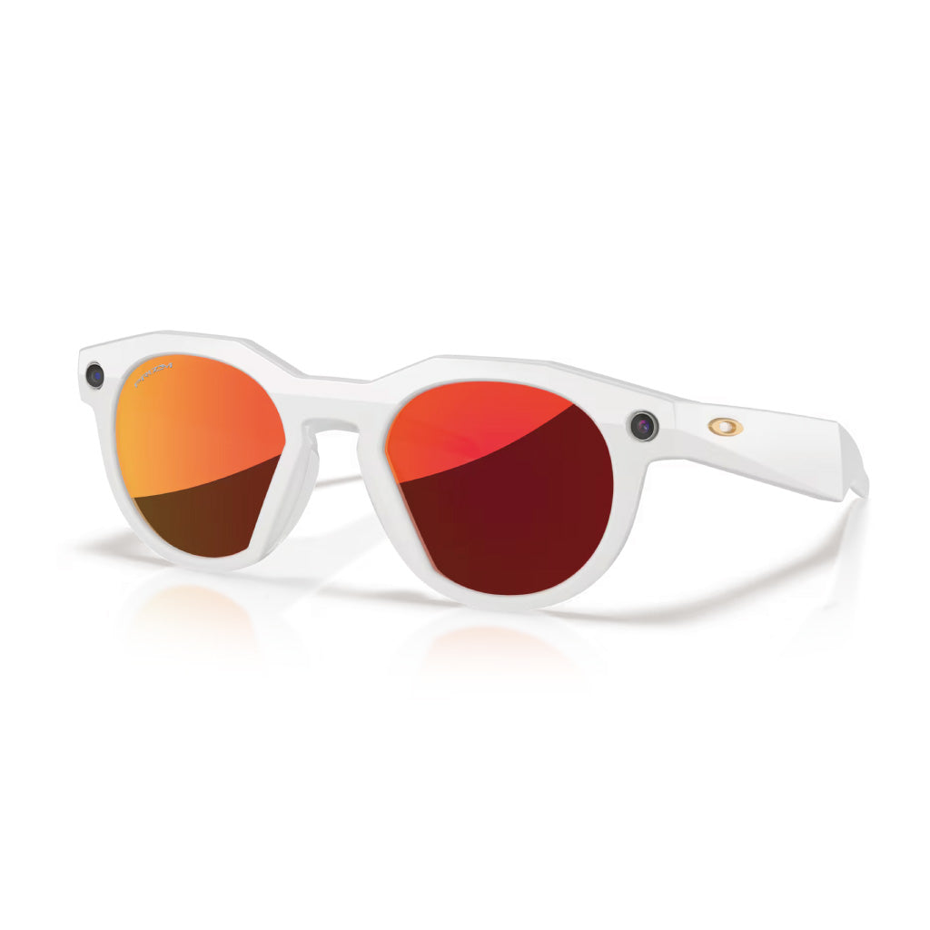 Oakley Meta HSTN Prizm Ruby Lenses - Warm Grey Frame