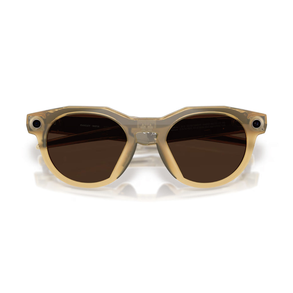Oakley Meta HSTN Transitions Brown Lenses - Light Curry Frame