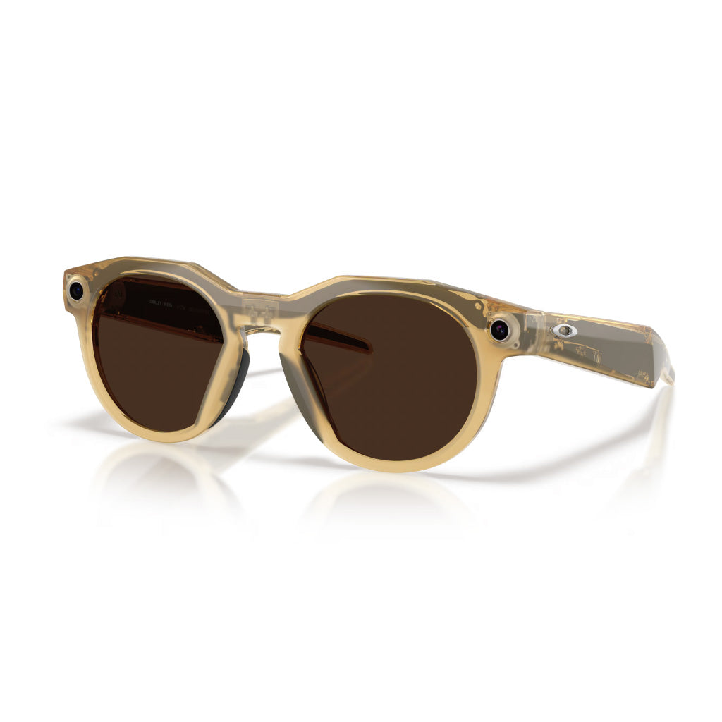 Oakley Meta HSTN Transitions Brown Lenses - Light Curry Frame