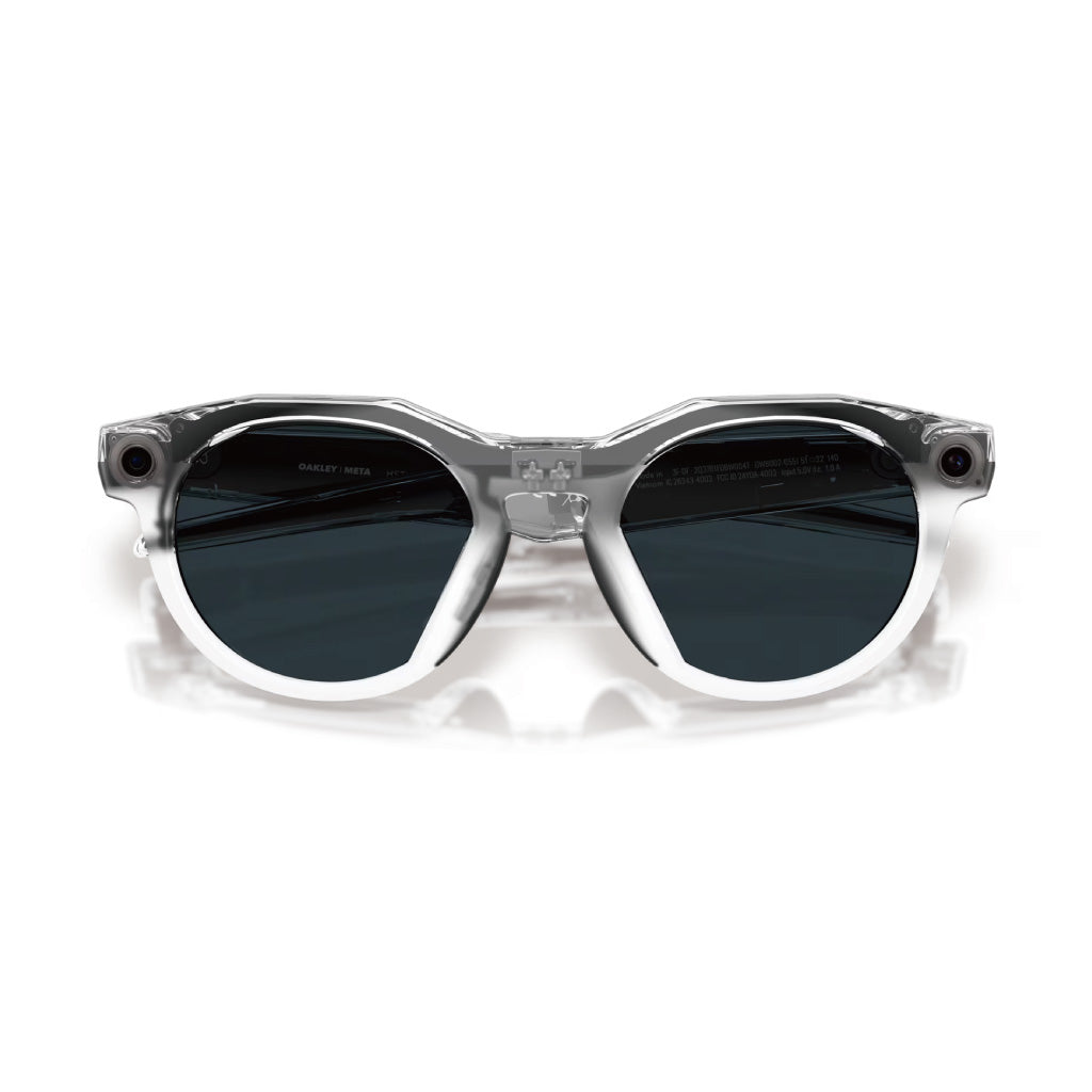 Oakley Meta HSTN Transitions Grey Lenses - Clear Frame