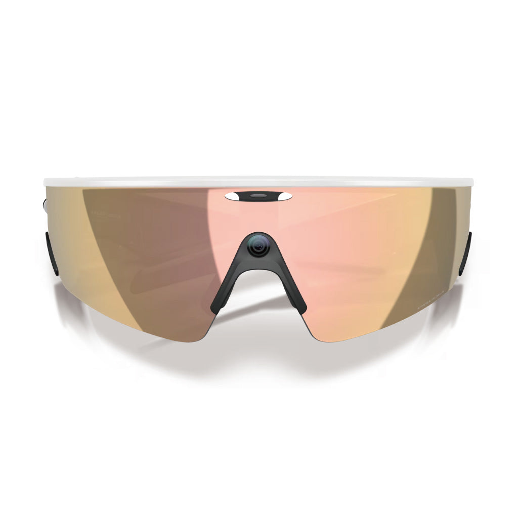 Oakley Meta Vanguard Prizm Rose Gold Lenses - White Frame
