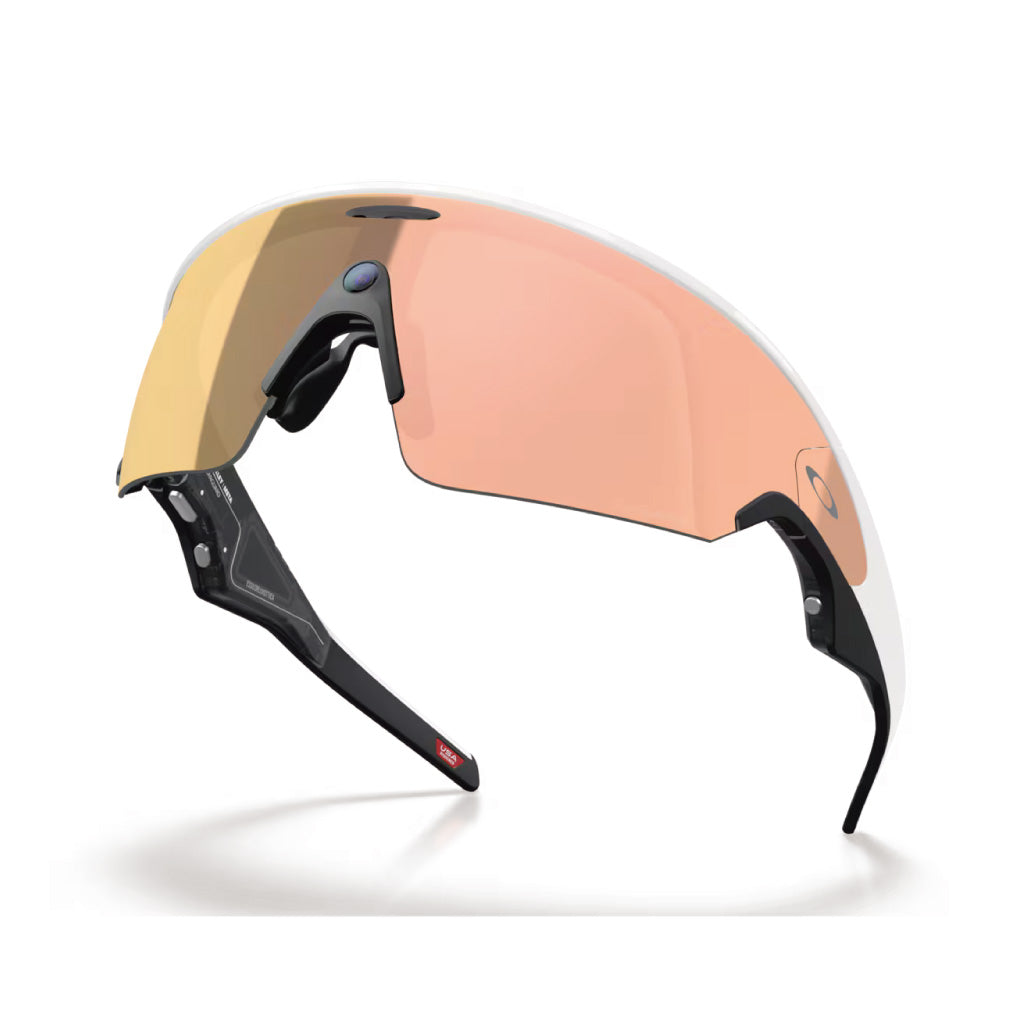 Oakley Meta Vanguard Prizm Rose Gold Lenses - White Frame