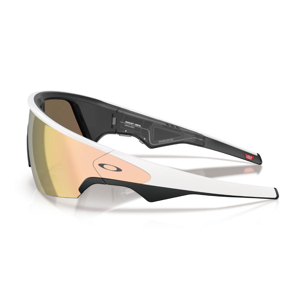 Oakley Meta Vanguard Prizm Rose Gold Lenses - White Frame