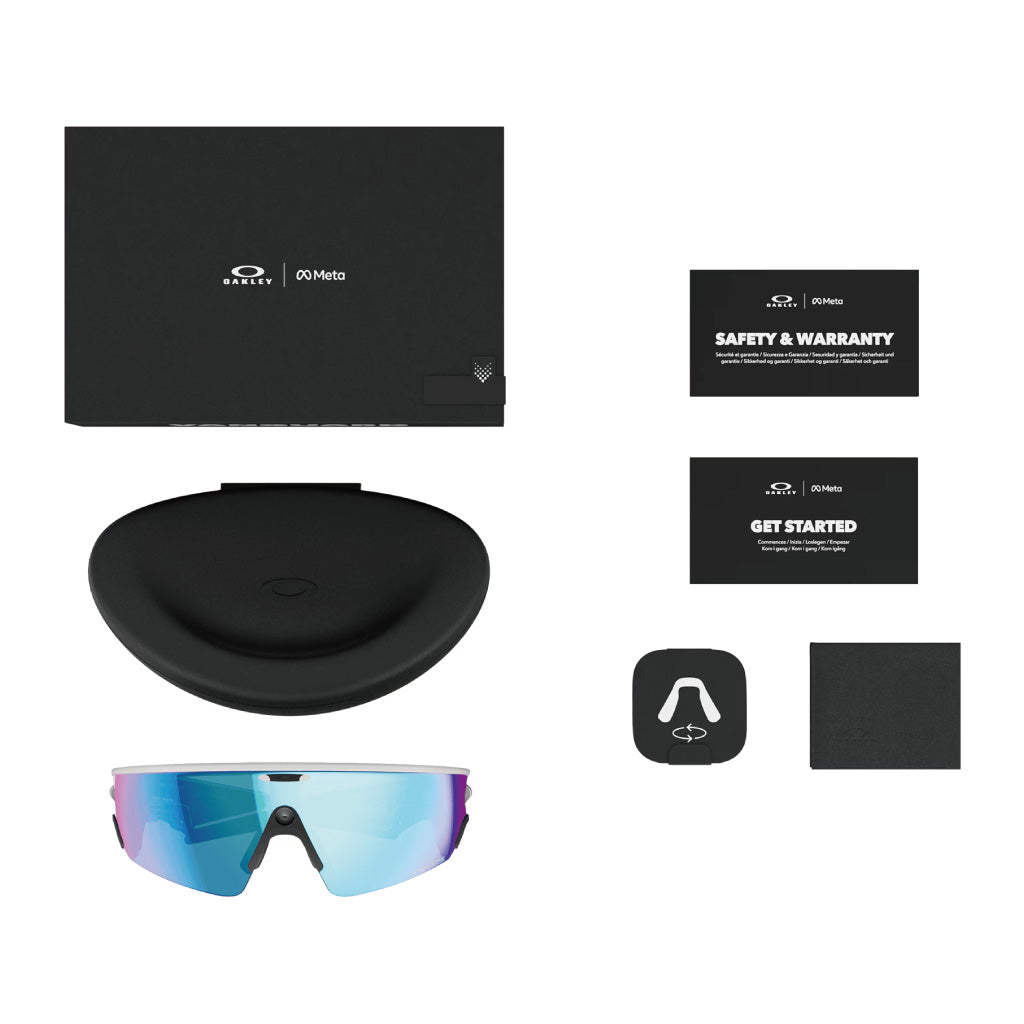 Oakley Meta Vanguard Prizm Sapphire Lenses - White Frame