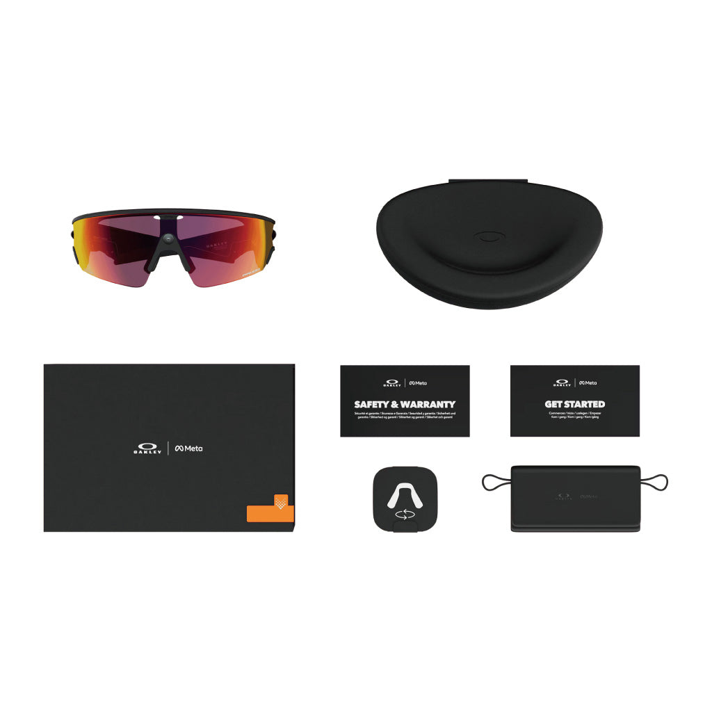 Oakley Meta Vanguard Prizm Transitions Ember Lenses - Black Frame