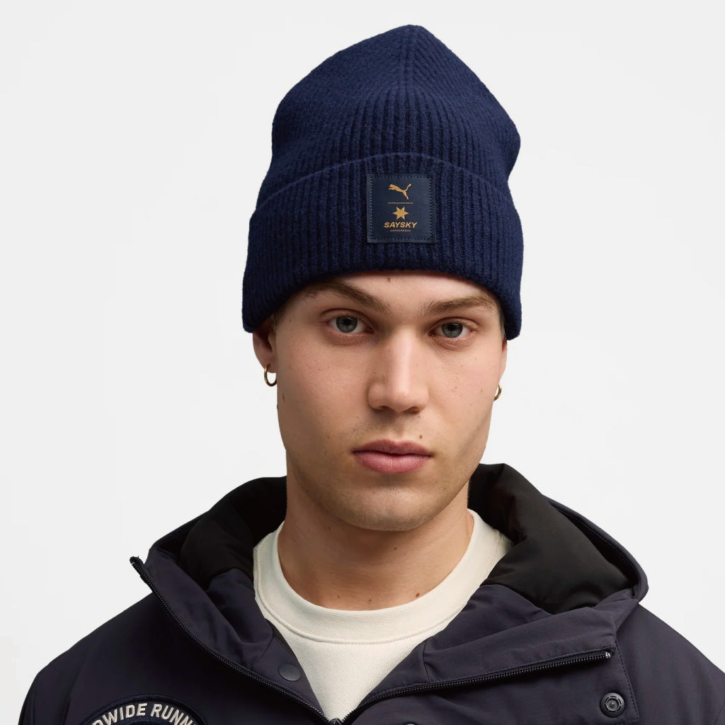 PUMA x SAYSKY Merino Beanie - New Navy
