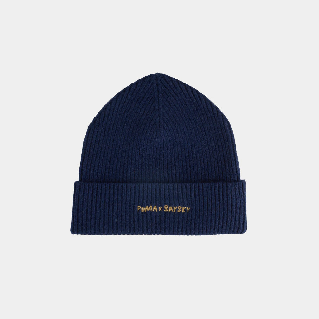 PUMA x SAYSKY Merino Beanie - New Navy