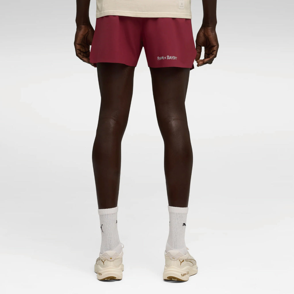 PUMA x SAYSKY Running Shorts - Team Regal Red
