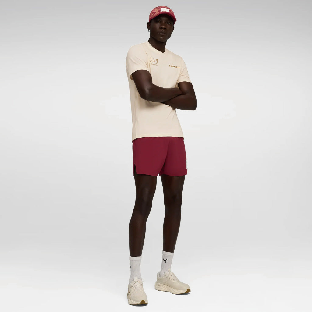 PUMA x SAYSKY Running Shorts - Team Regal Red