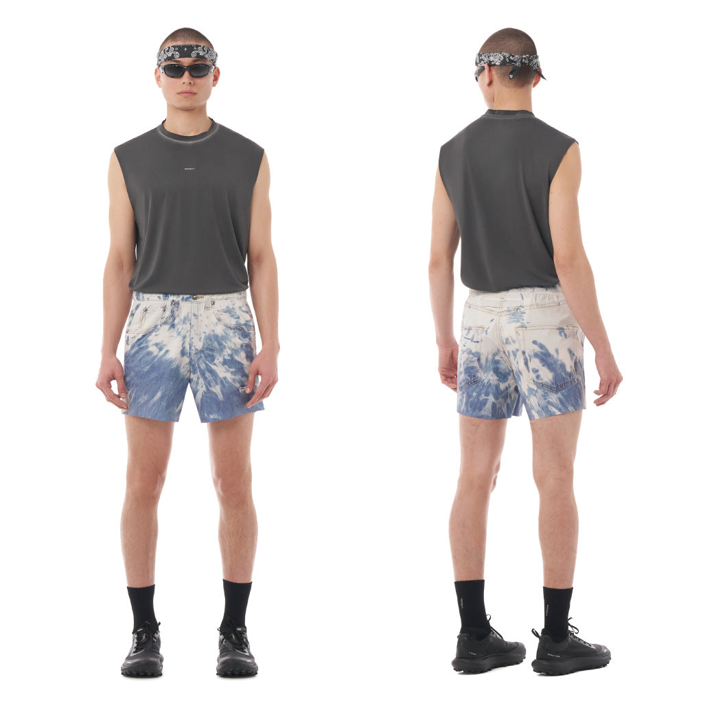 SATISFY AmbientWarp™ 5" Unlined Shorts - Bleached Blue Denim