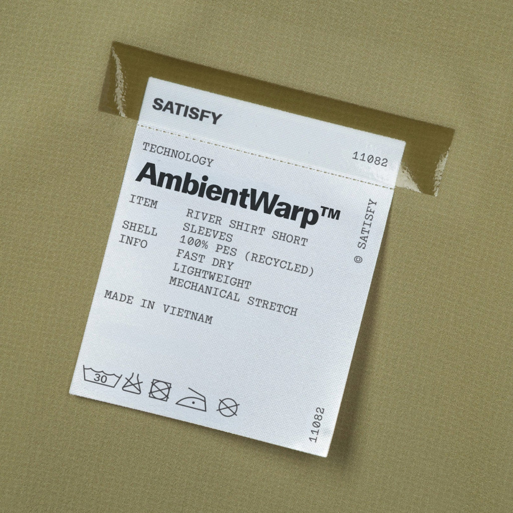 SATISFY AmbientWarp™ River Shirt Short Sleeves - Cedar PERF