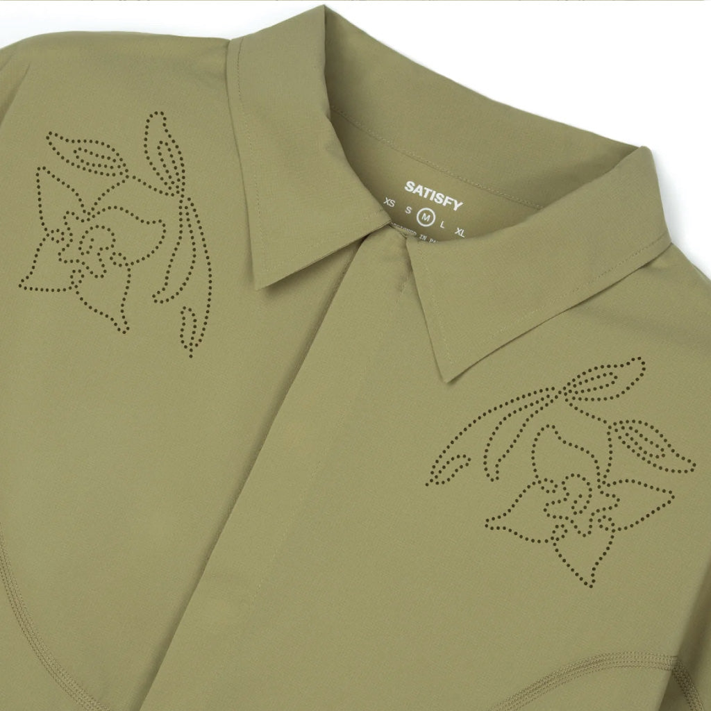 SATISFY AmbientWarp™ River Shirt Short Sleeves - Cedar PERF