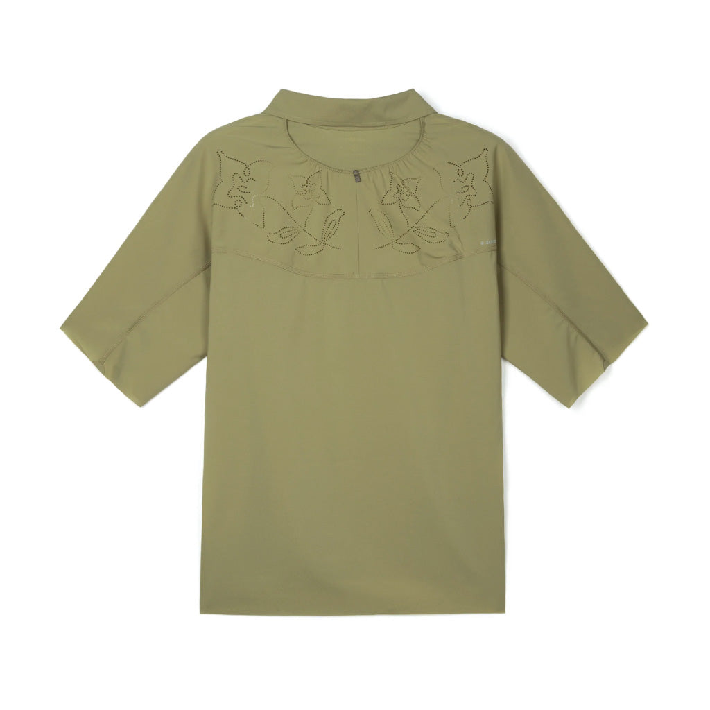 SATISFY AmbientWarp™ River Shirt Short Sleeves - Cedar PERF