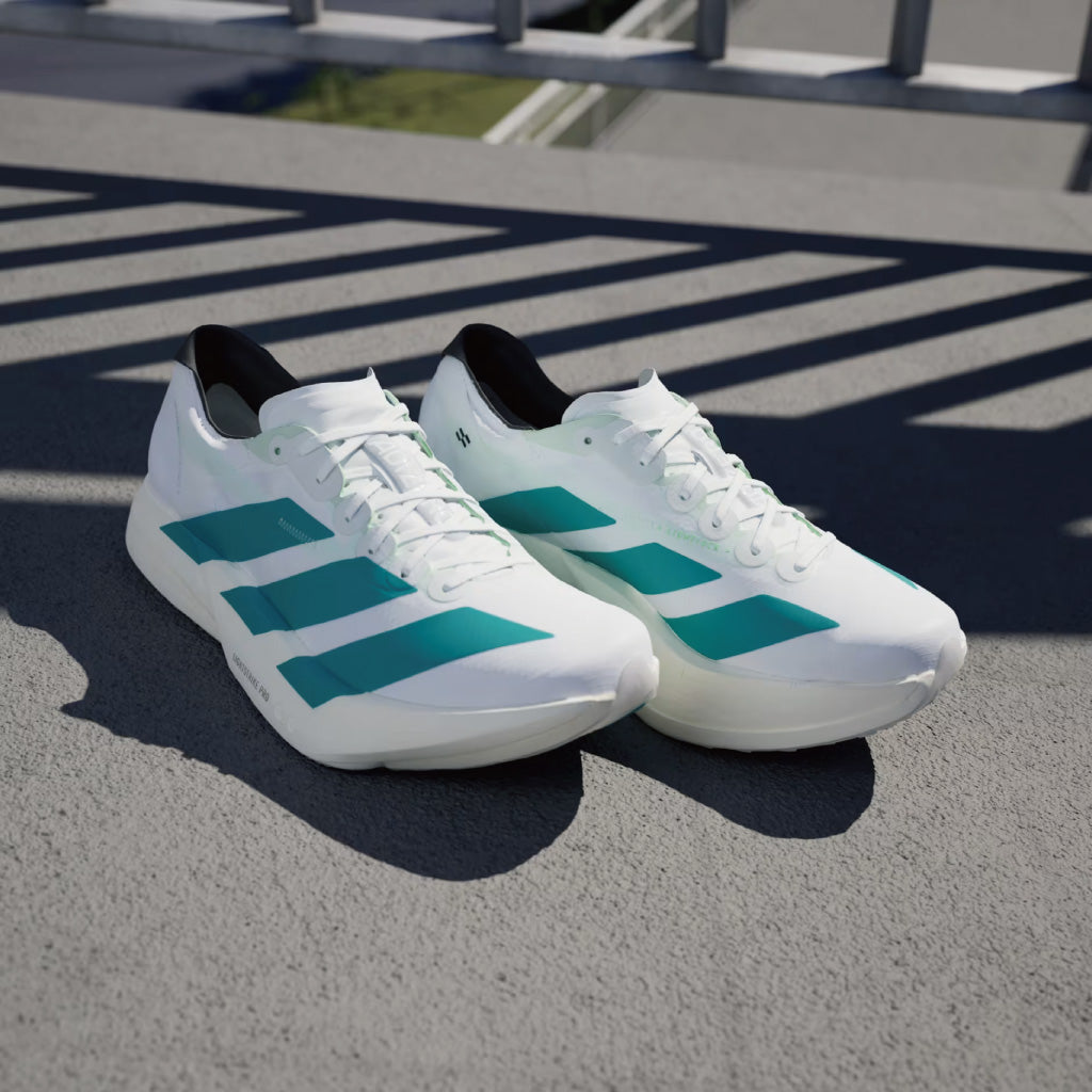 adidas ADIZERO ADIOS PRO 4 - Cloud White / Pure Teal (M)