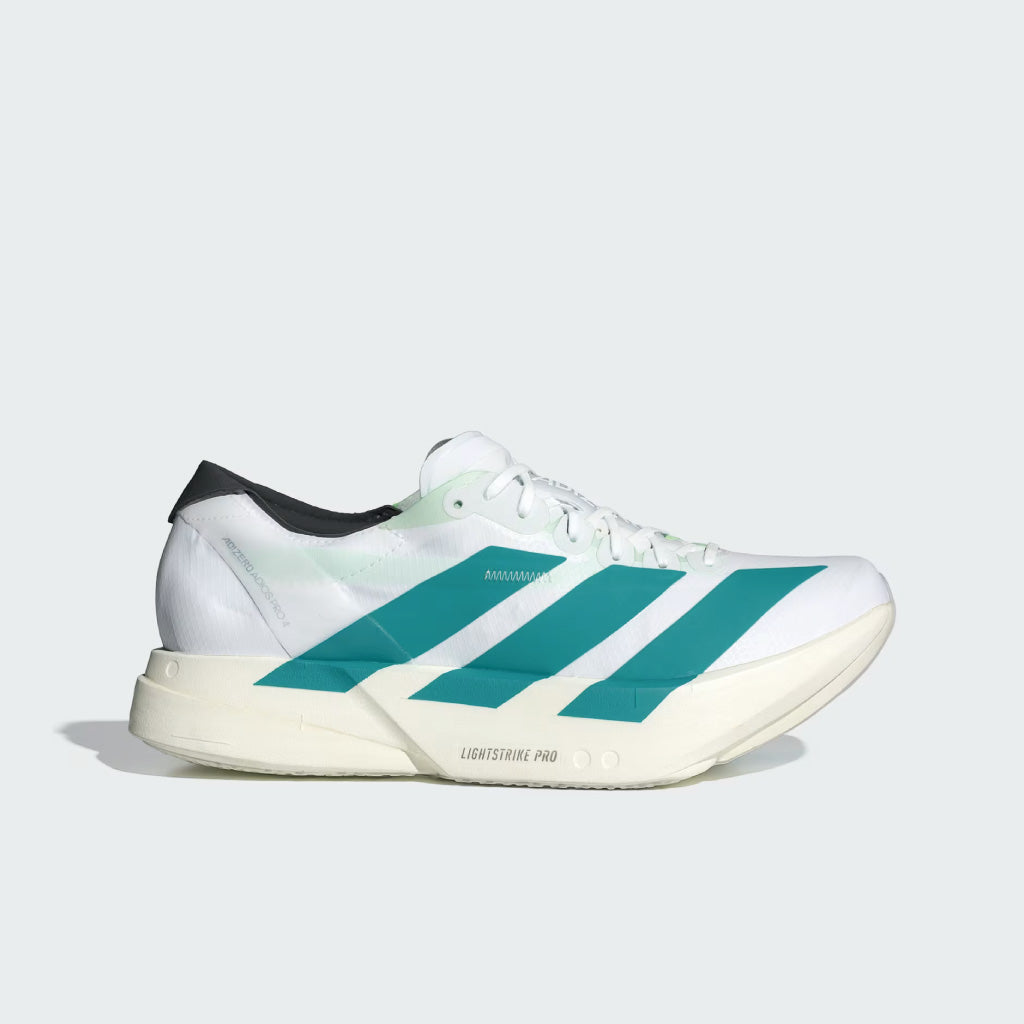 adidas ADIZERO ADIOS PRO 4 - Cloud White / Pure Teal (M)