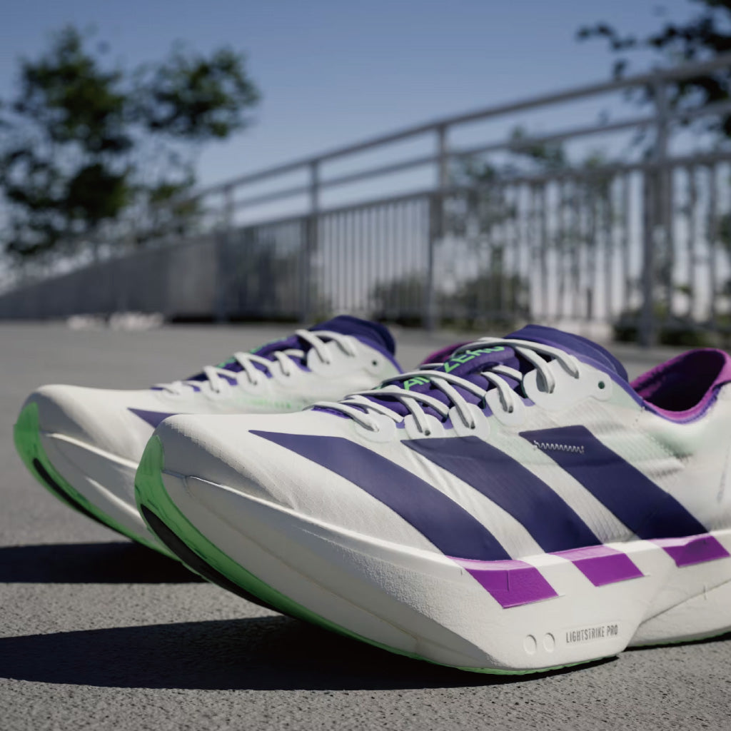 adidas ADIZERO EVO SL - Cloud White / Collegiate Purple (W)