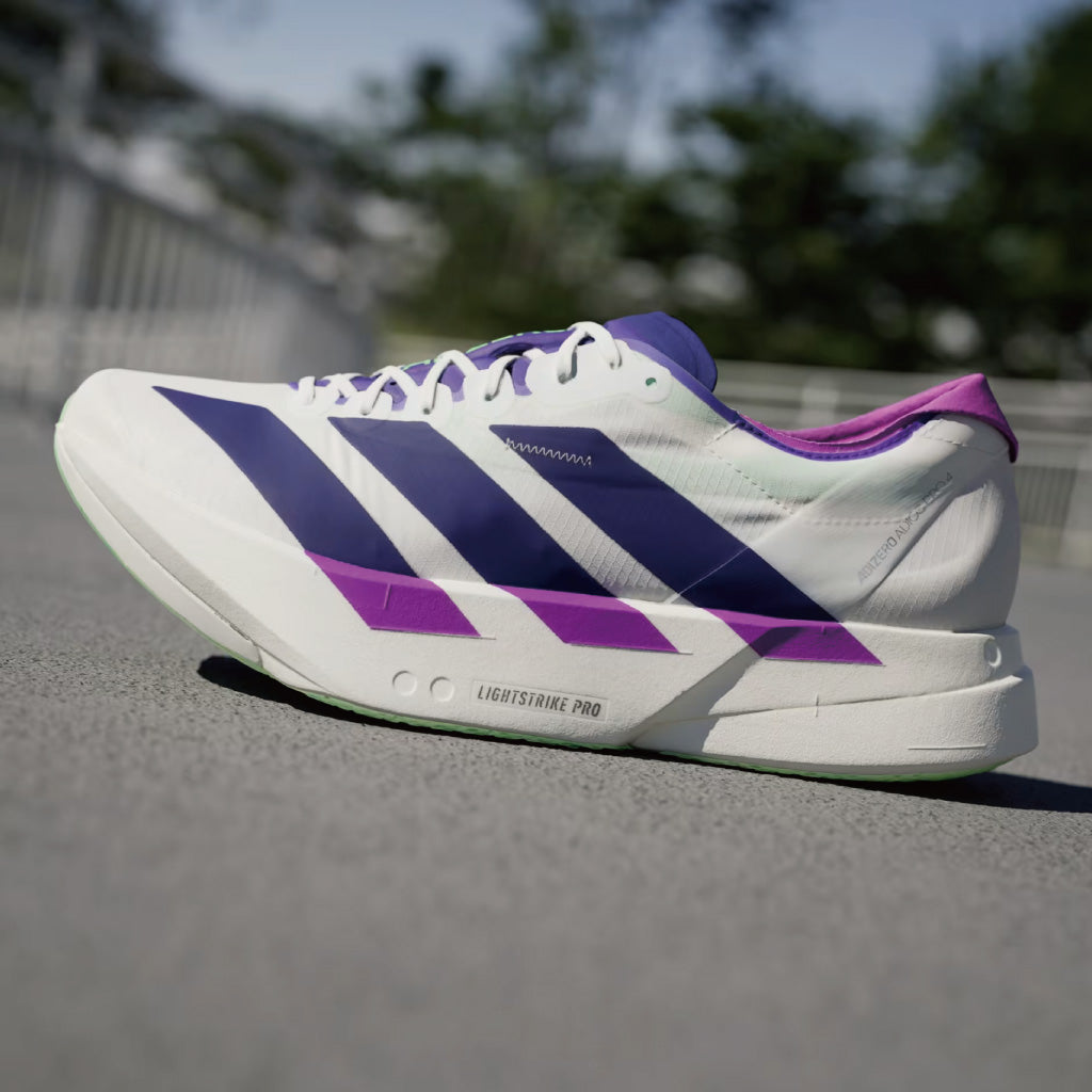 adidas ADIZERO EVO SL - Cloud White / Collegiate Purple (W)
