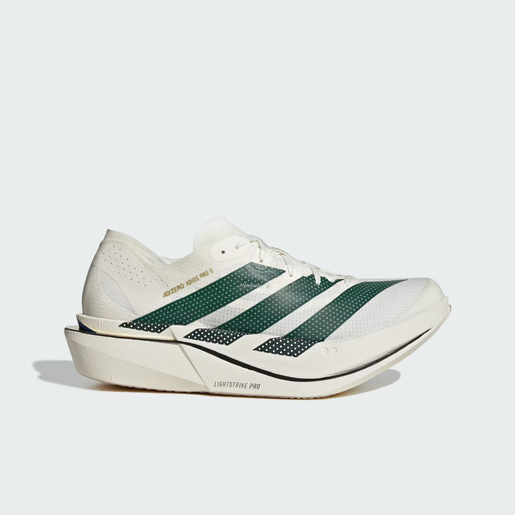 adidas ADIZERO ADIOS PRO 5 - Off White / Collegiate Green (M)