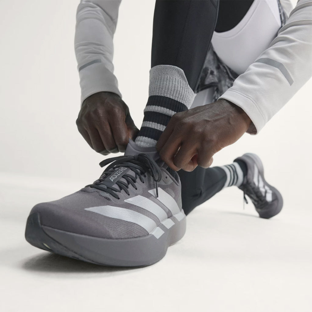 adidas ADIZERO EVO SL - Grey Strata / Silver Metallic (M)