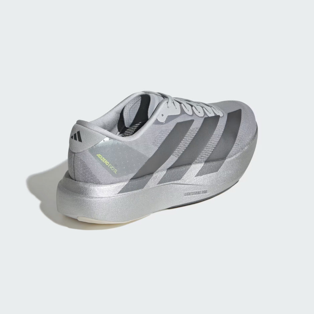 adidas ADIZERO EVO SL - Silver Metallic / Iron Metallic (M)