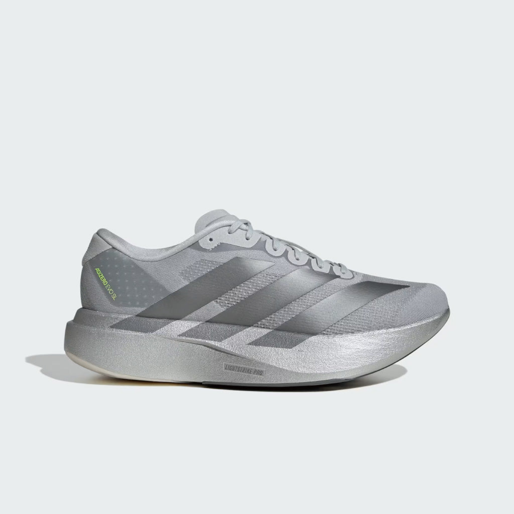 adidas ADIZERO EVO SL - Silver Metallic / Iron Metallic (M)