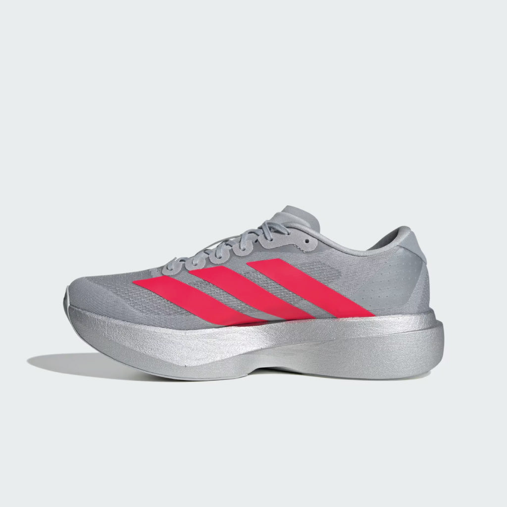 adidas ADIZERO EVO SL - Silver Metallic / Lucid Red (M)