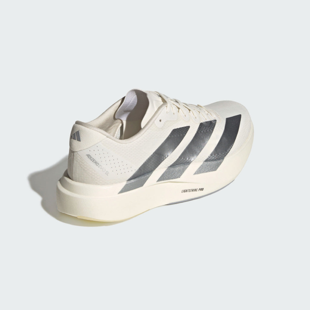 adidas ADIZERO EVO SL WOVEN - Core White / Halo Silver (M)