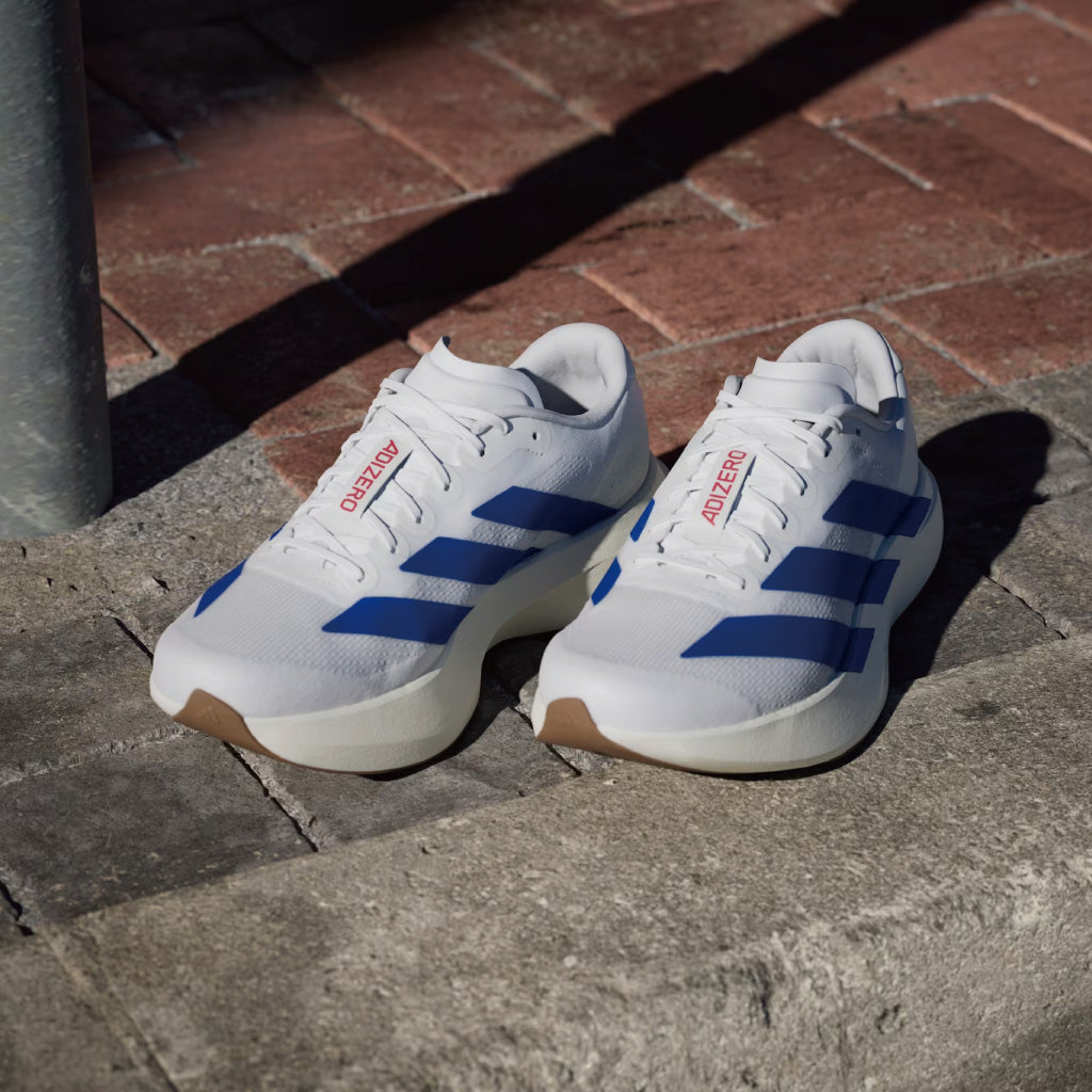 adidas ADIZERO EVO SL - Cloud White / Royal Blue (M)